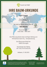 WFP Baum-Urkunde